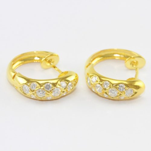 ต่างหูเพชร