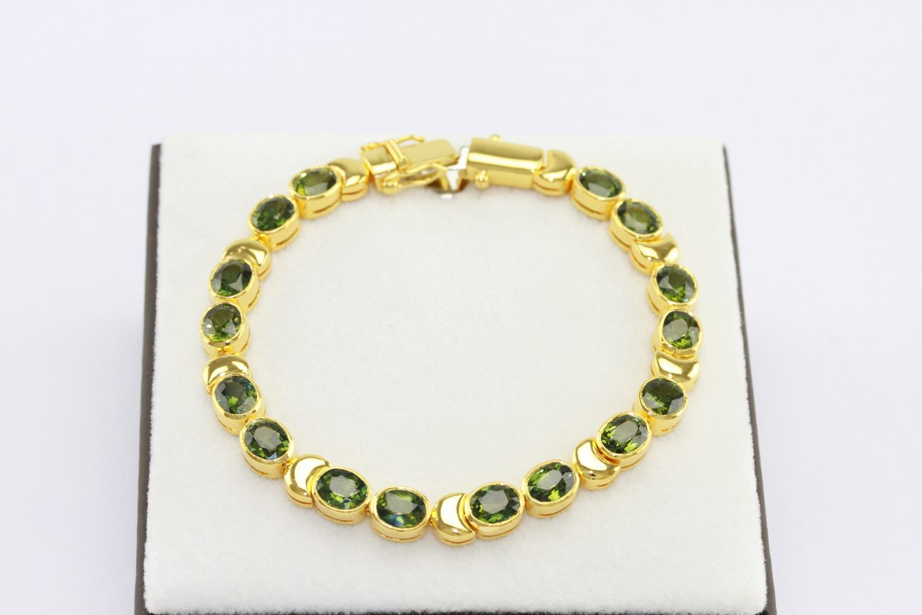 สร้อยข้อมือพลอยเขียว-OVAL-7