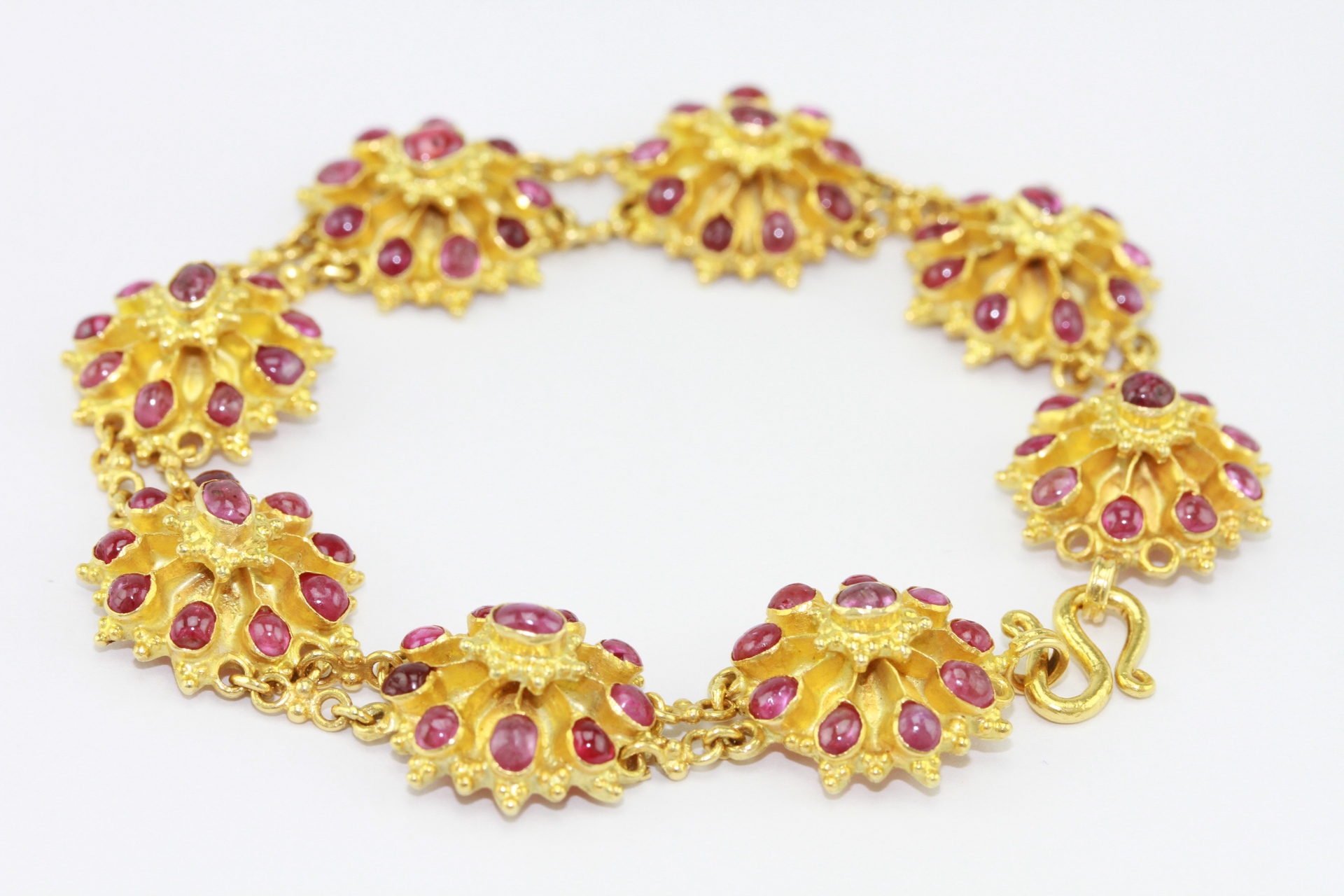 สร้อยข้อมือพลอยแดง-4