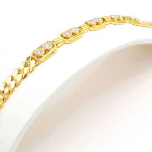 สร้อยข้อมือเพชรกลม 8 เม็ด