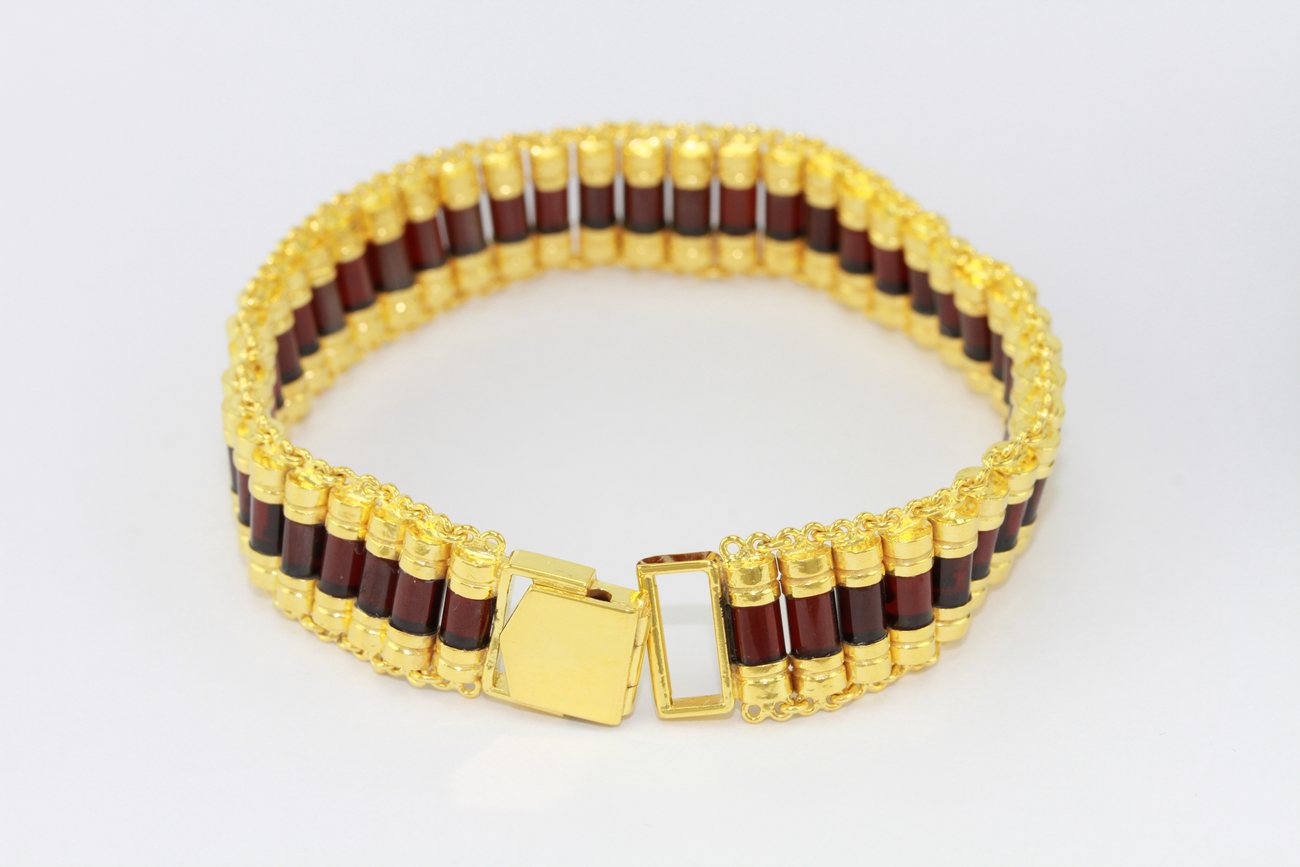 สร้อยข้อมือโกเมน-2