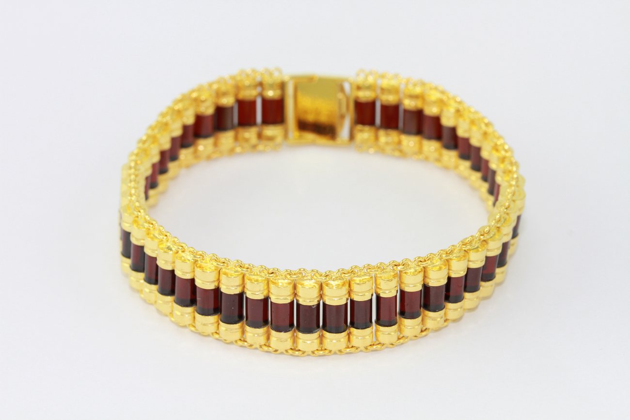 สร้อยข้อมือโกเมน-3