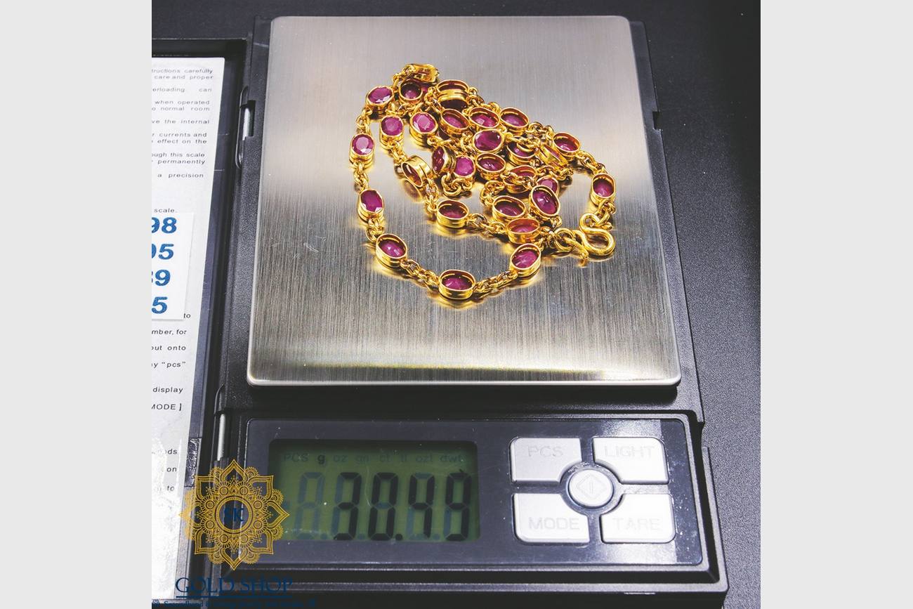 สร้อยคอทองคำทับทิม-11