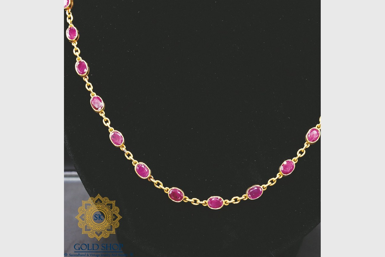 สร้อยคอทองคำทับทิม-2