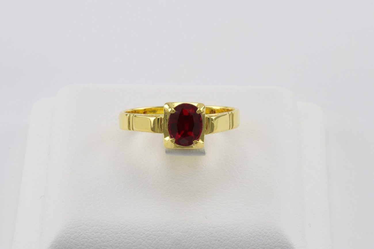 แหวนทองพลอยแดง-5