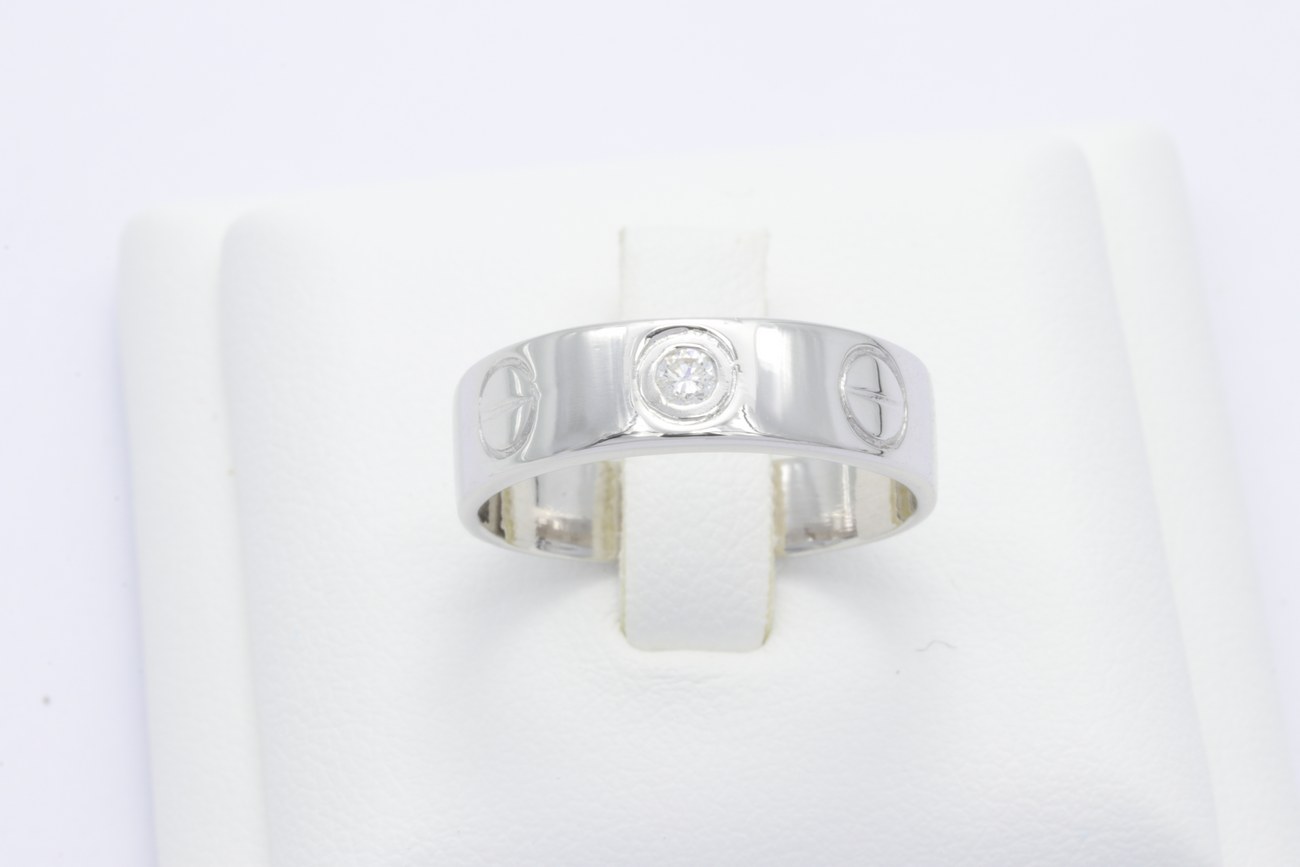 แหวนปลอกมีดเพชรเดี่ยว-1