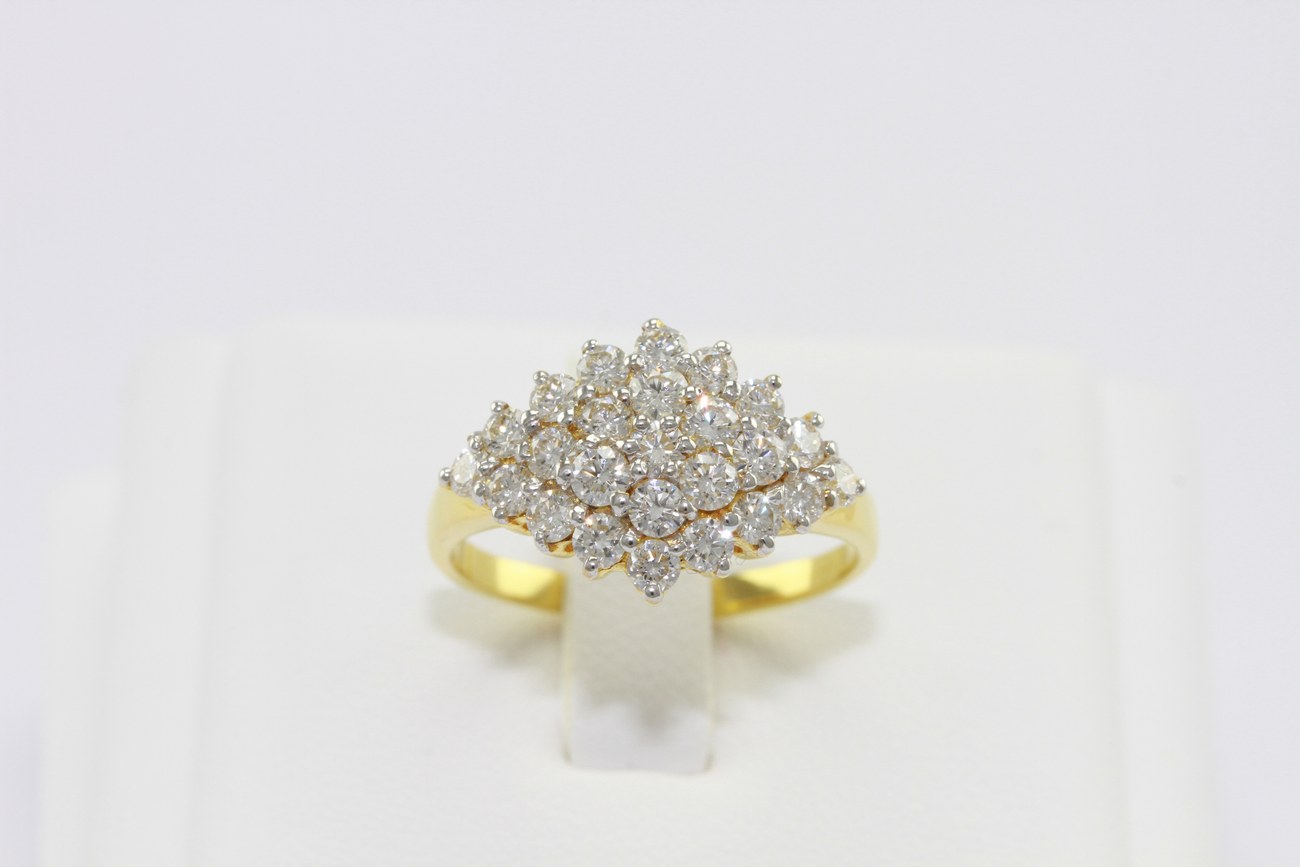 แหวนเพชรพุ่มข้าวหลามตัด-1