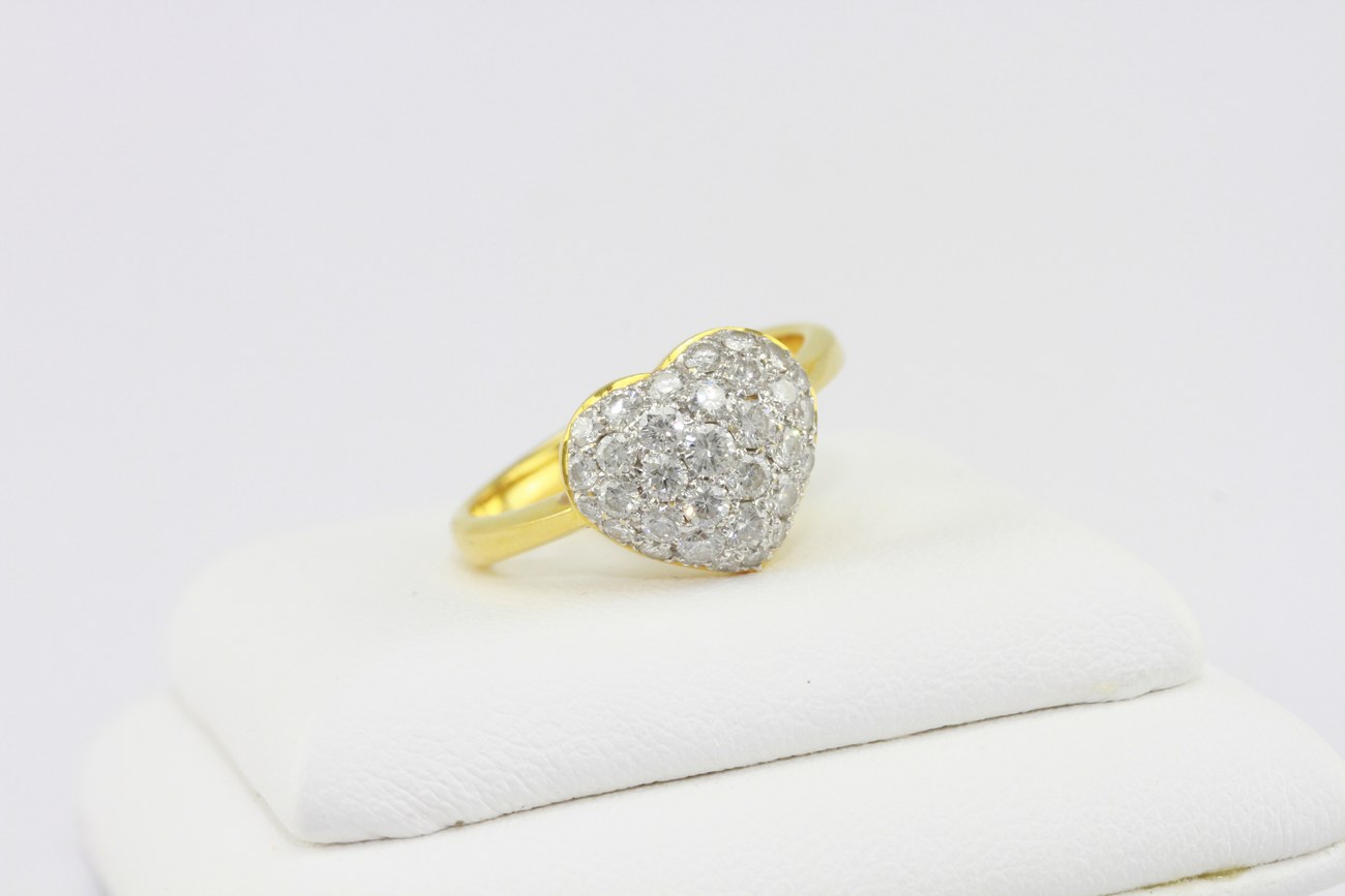 แหวนเพชรหัวใจฝังจิกไข่ปลา-5