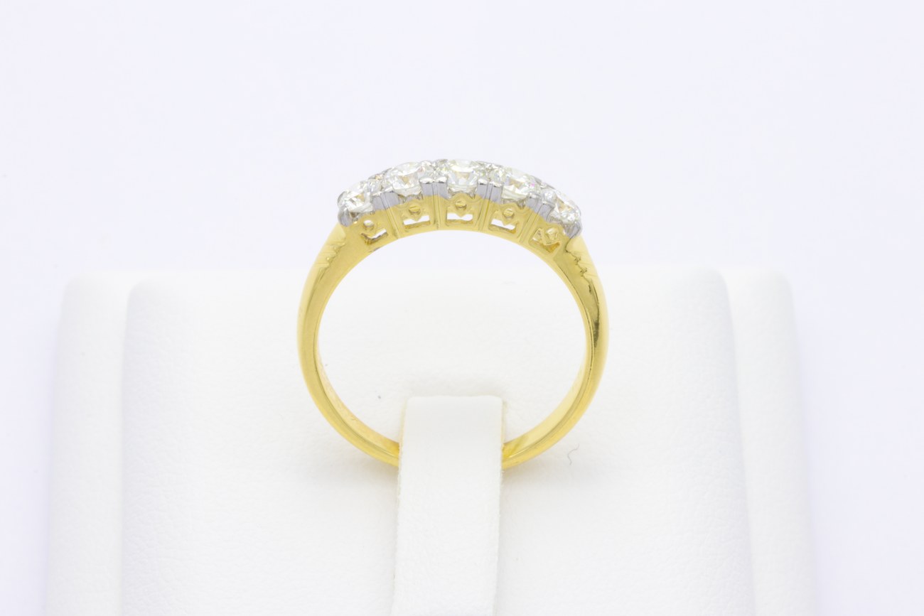 แหวนเพชรแถวห้าเม็ด-10